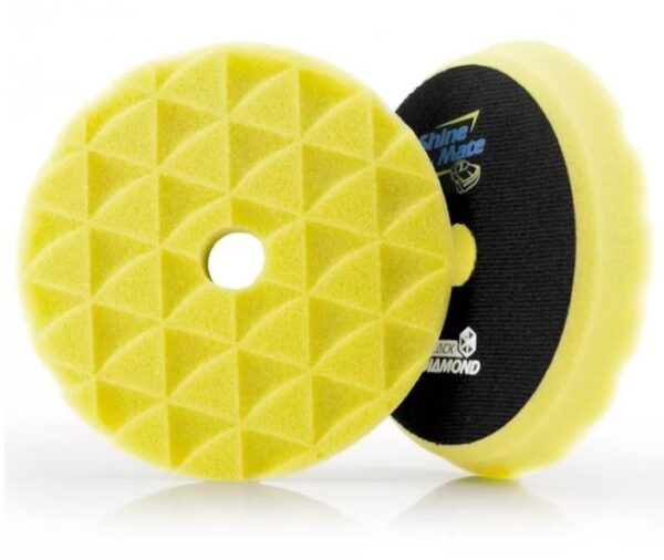 ShineMate - 6" Black Diamond Yellow Pad