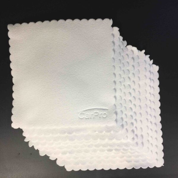 CarPro Suede Microfibre White Cloth 16x16cm