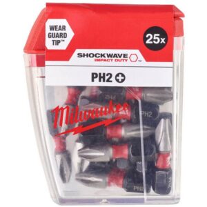 Milwaukee 4932472037 Shockwave PH2 x 25 mm - 25 pcs