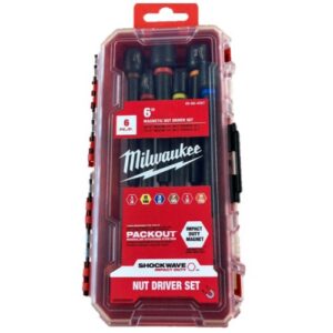 Milwaukee 4932499426 Shockwave Nut Driver Long Set (3 Pieces)